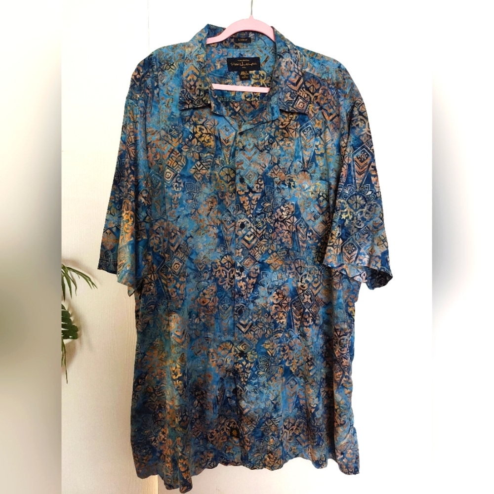 Pete Huntington BALI Batik Hawaiian shirt